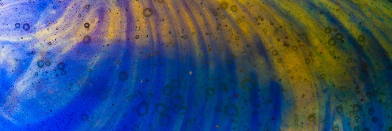 An abstract image showing bubbles and lines resembling lines on a shell