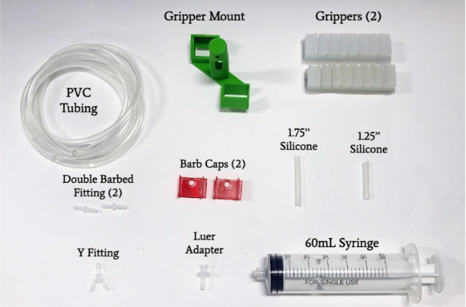 All materials for double gripper