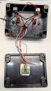 Inside of open controller box