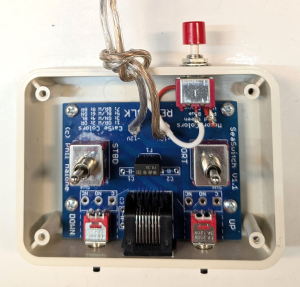 Switch installed in box