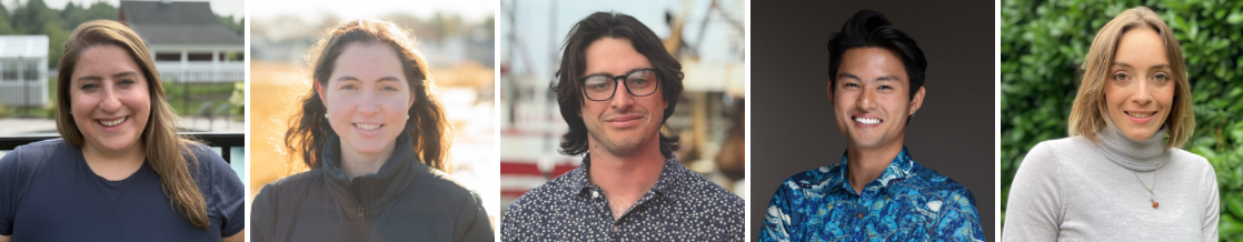Five NMFS-Sea Grant Fellows